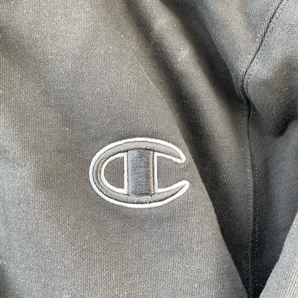🆕 Champion Superfleece 2.0 -  Zip Up Hoodie Black - Picture 2 of 6